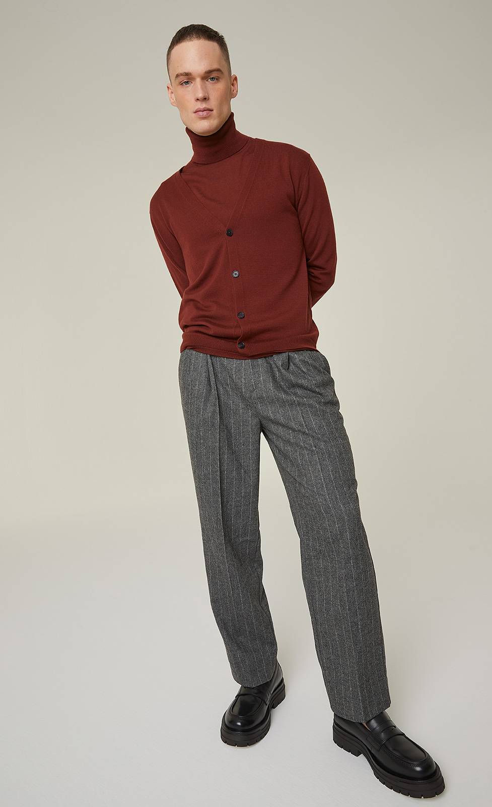 Kiefermann Simon Merino Feinstrickjacke