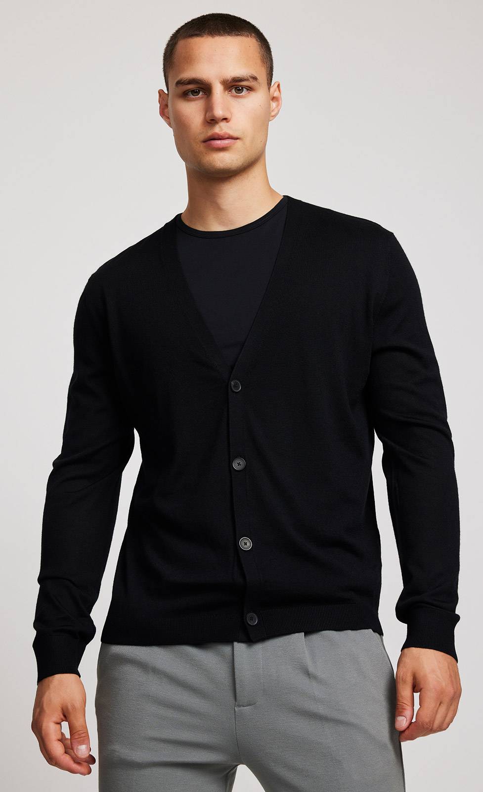 Kiefermann Simon Merino Feinstrickjacke