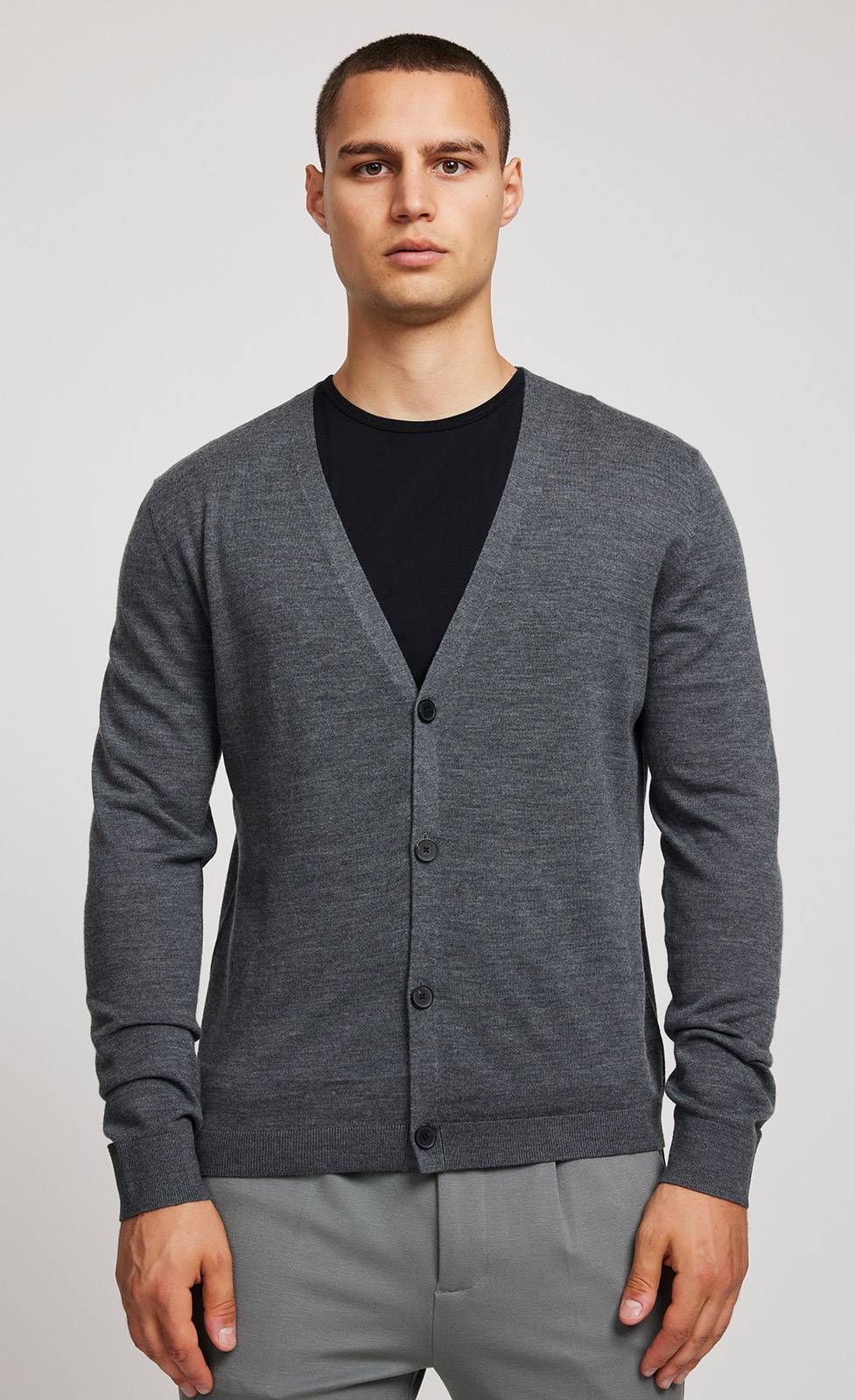 Kiefermann Simon Merino Feinstrickjacke