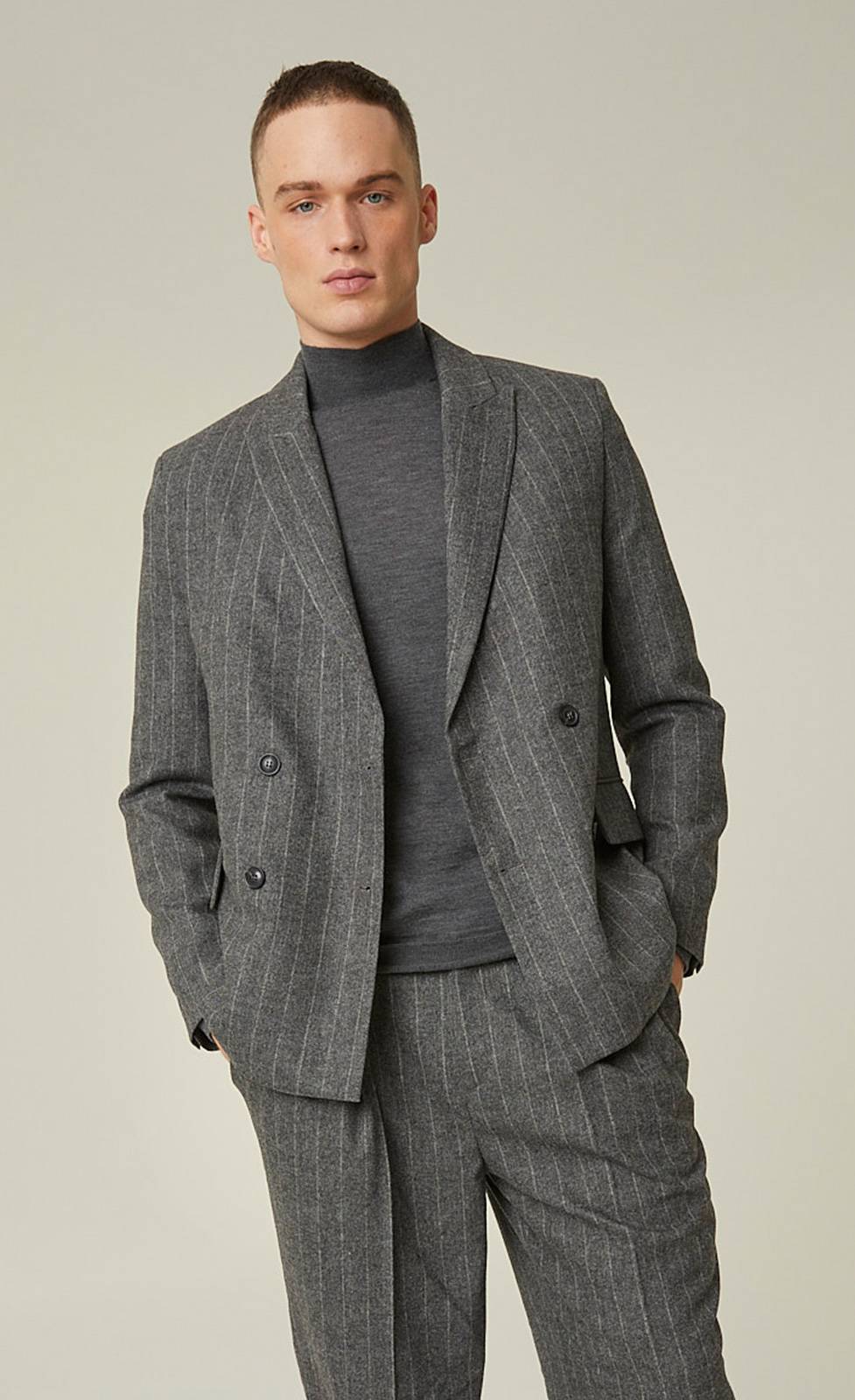 Kiefermann Stellen Merino Strickpullover