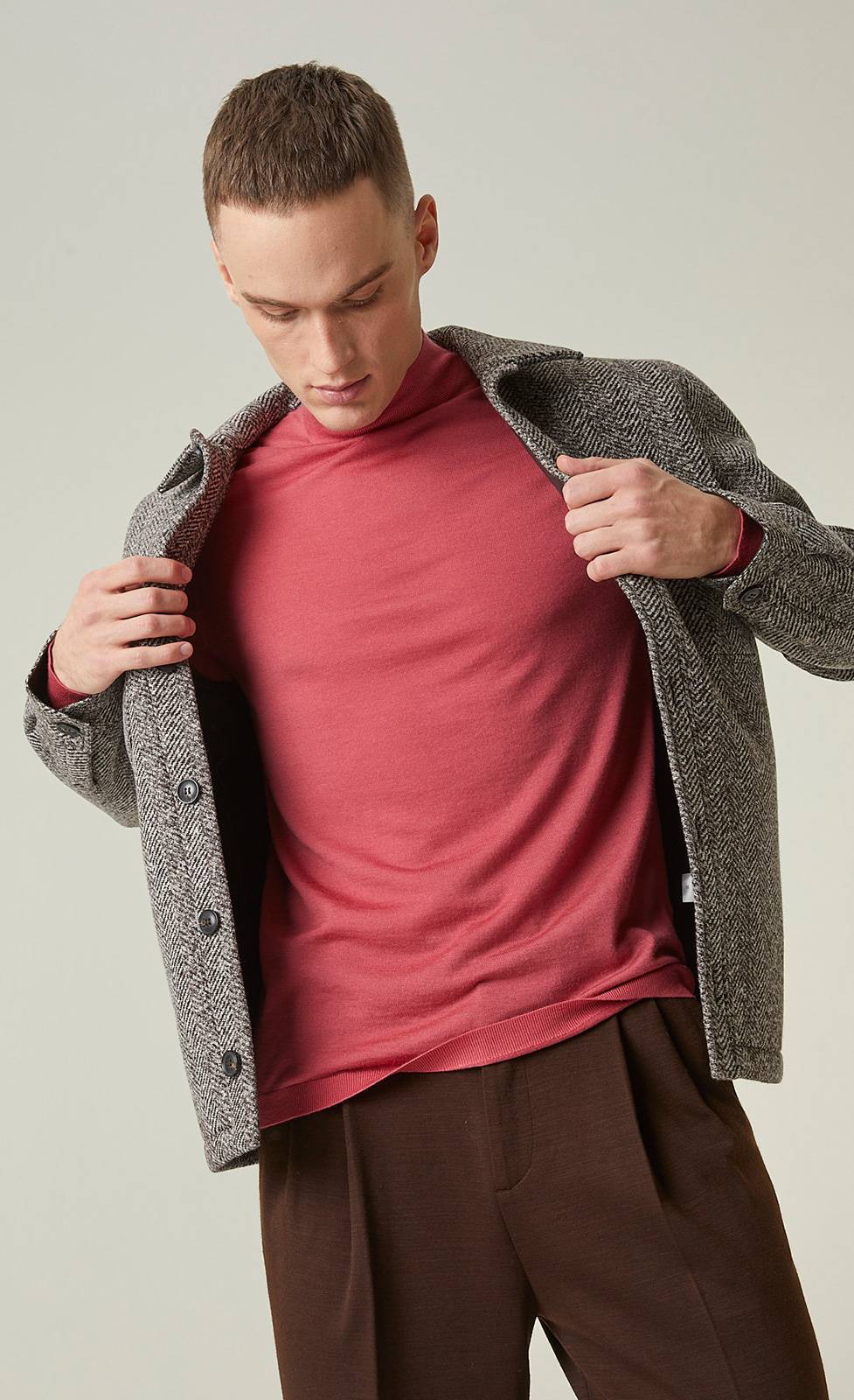 Kiefermann Stellen Merino Strickpullover