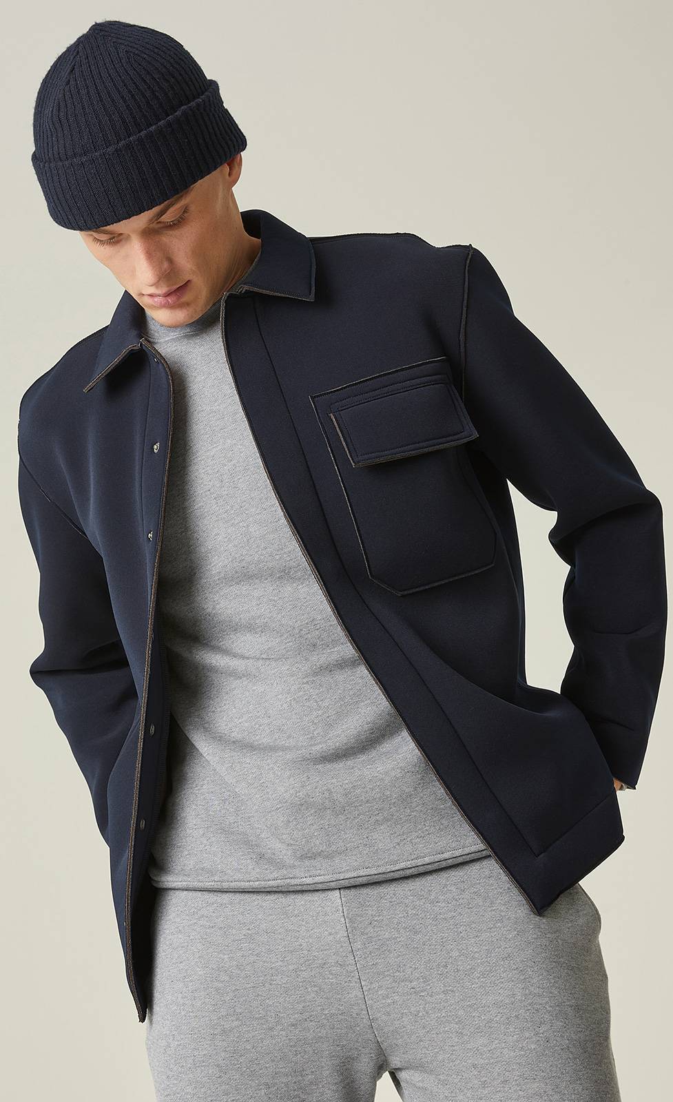 Kiefermann Tavi Jacke mit geschnittenen Kanten