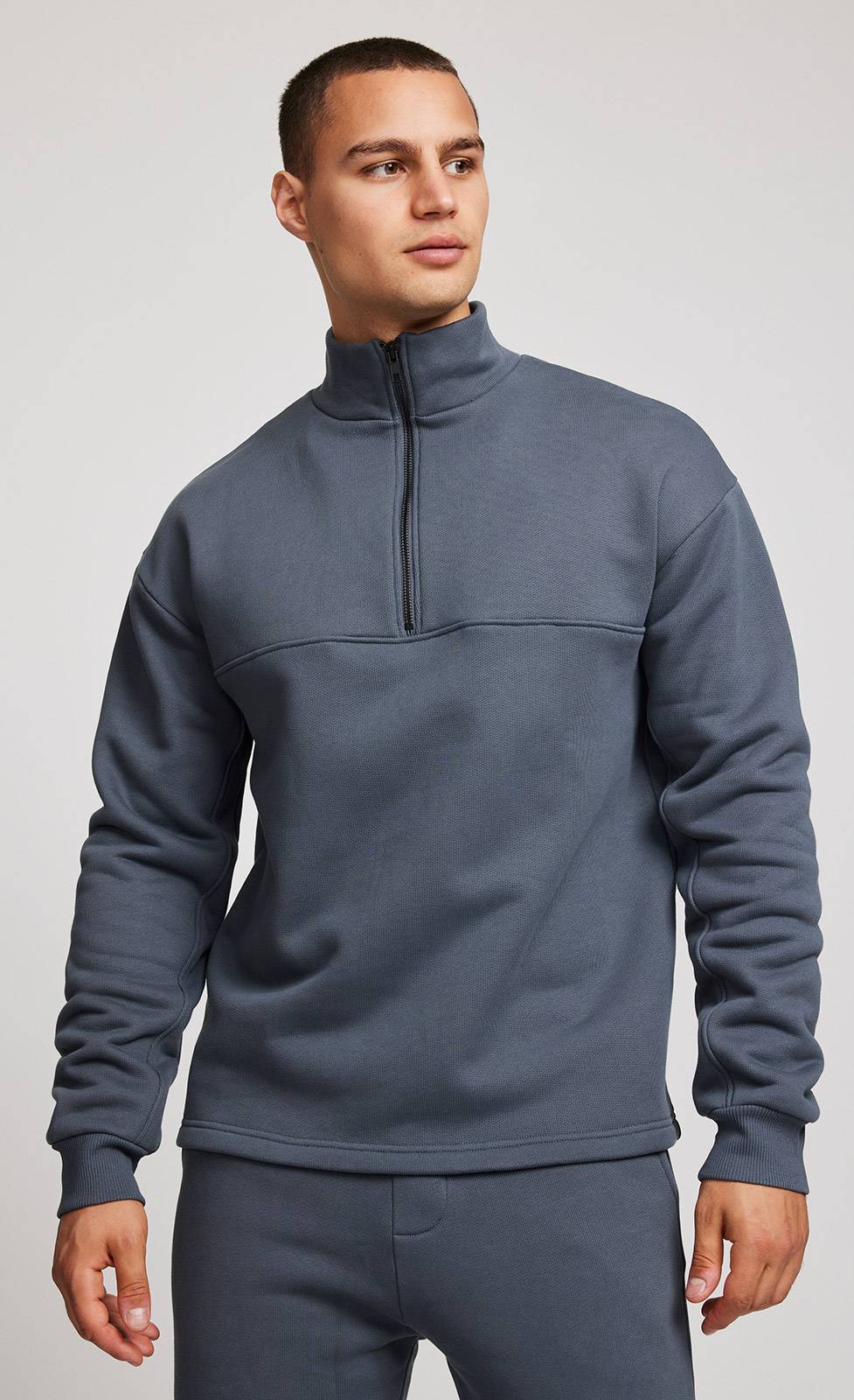 Kiefermann Tibor Sweatshirt Mit Troyer-Ausschnitt