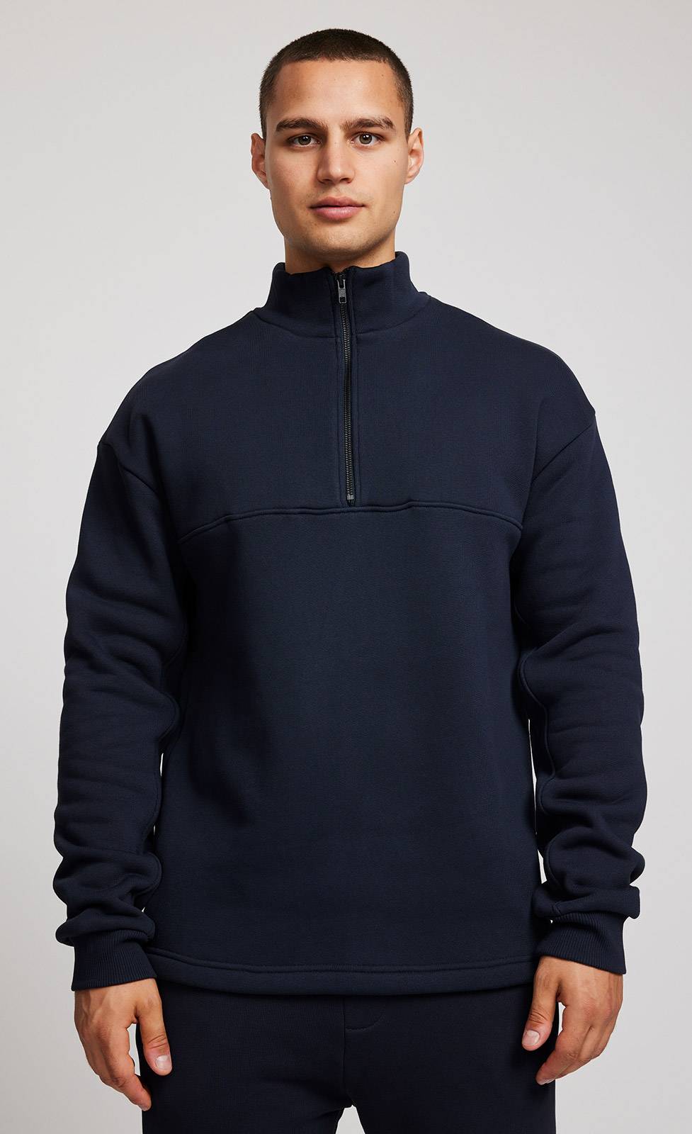 Kiefermann Tibor Sweatshirt Mit Troyer-Ausschnitt