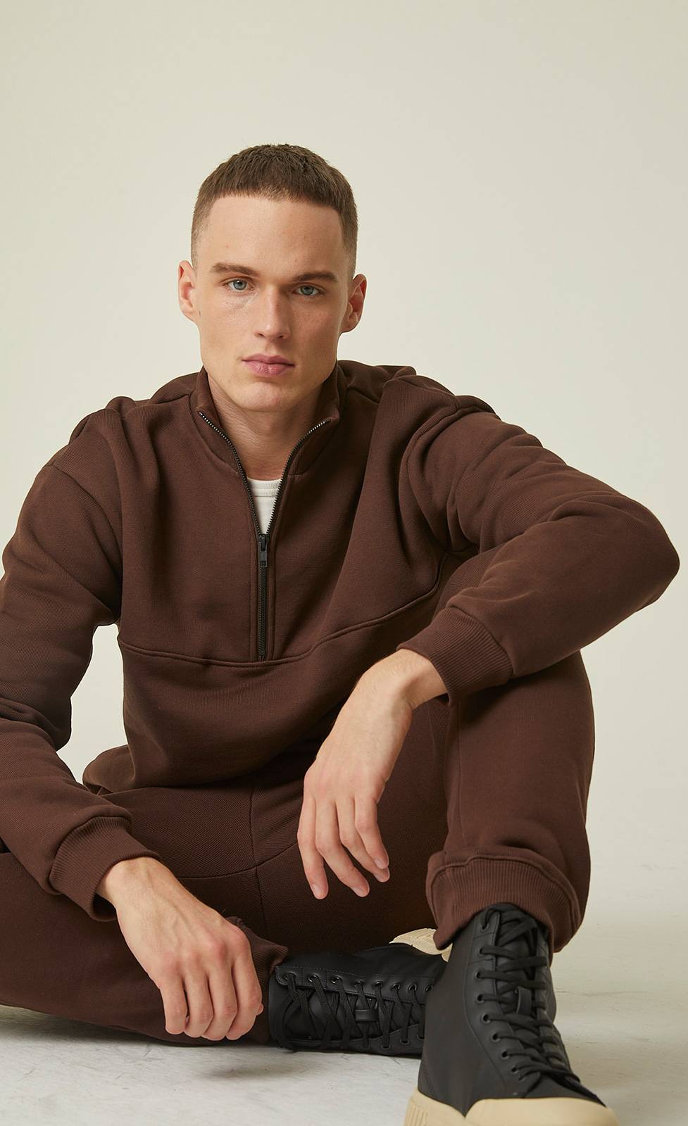 Kiefermann Tibor Sweatshirt mit Troyer-Ausschnitt