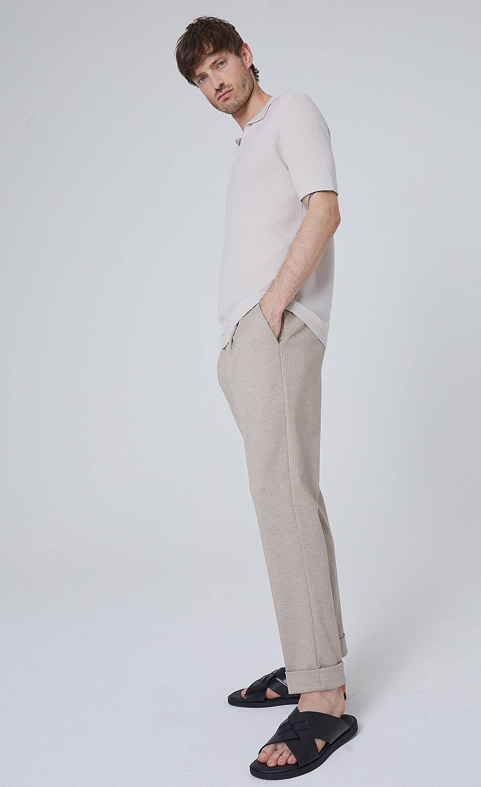 Kiefermann Timmy Fein Gestreifte Jersey-Hose