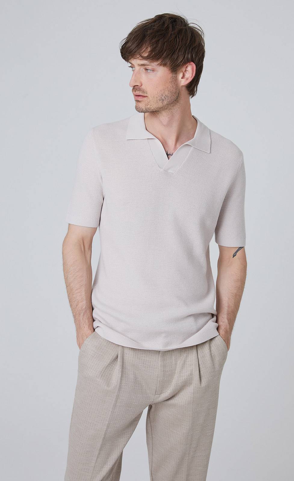 Kiefermann Timmy Fein Gestreifte Jersey-Hose