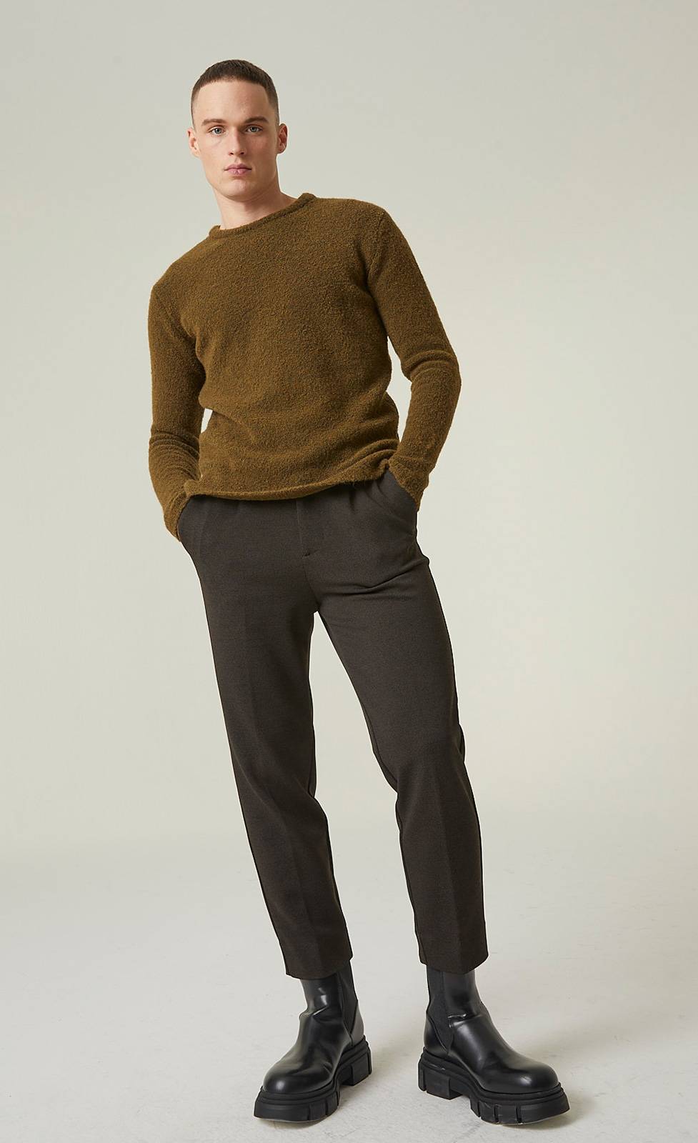 Kiefermann Toke Hose Mit Feinem Streifen