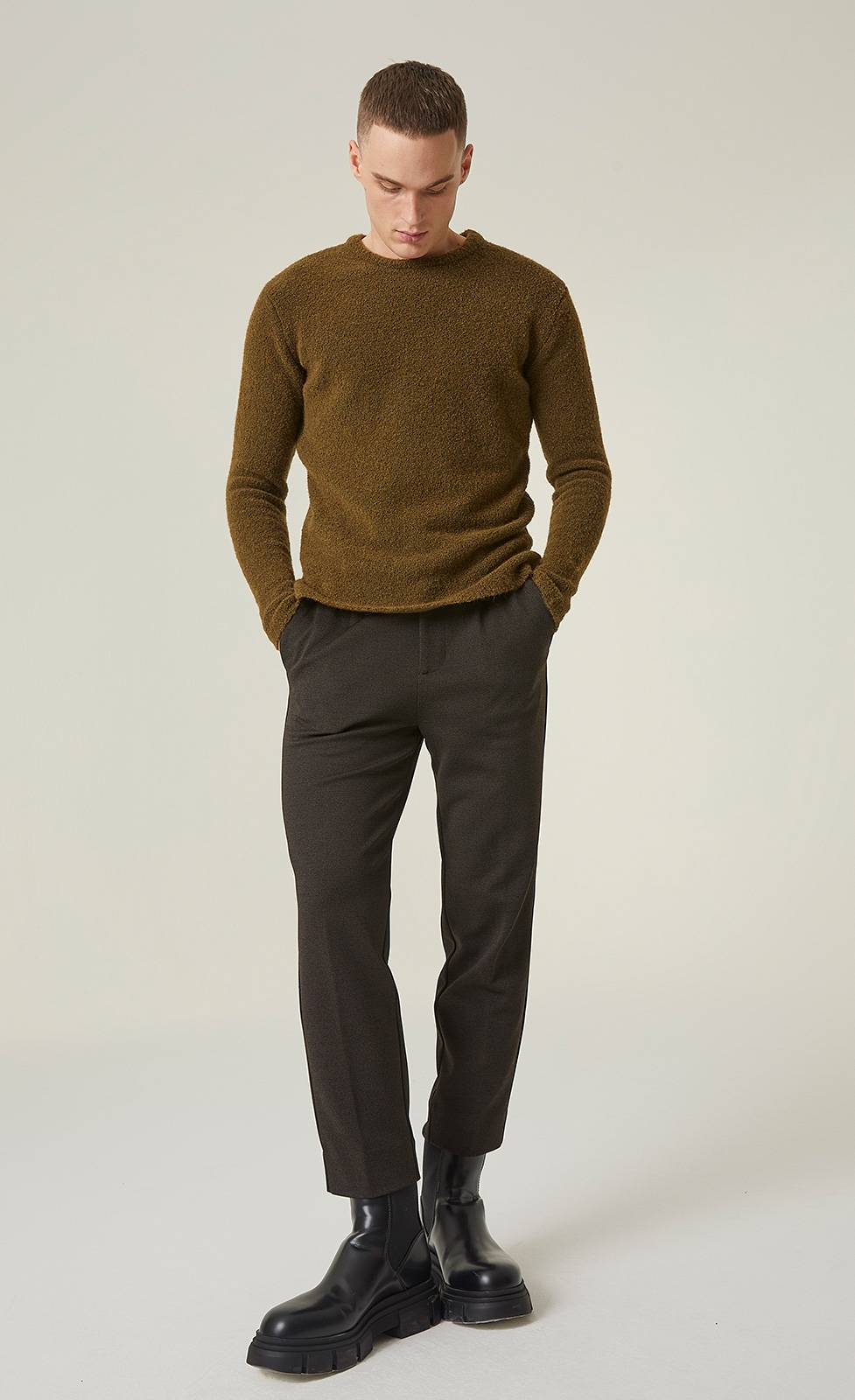 Kiefermann Toke Hose mit feinem Streifen