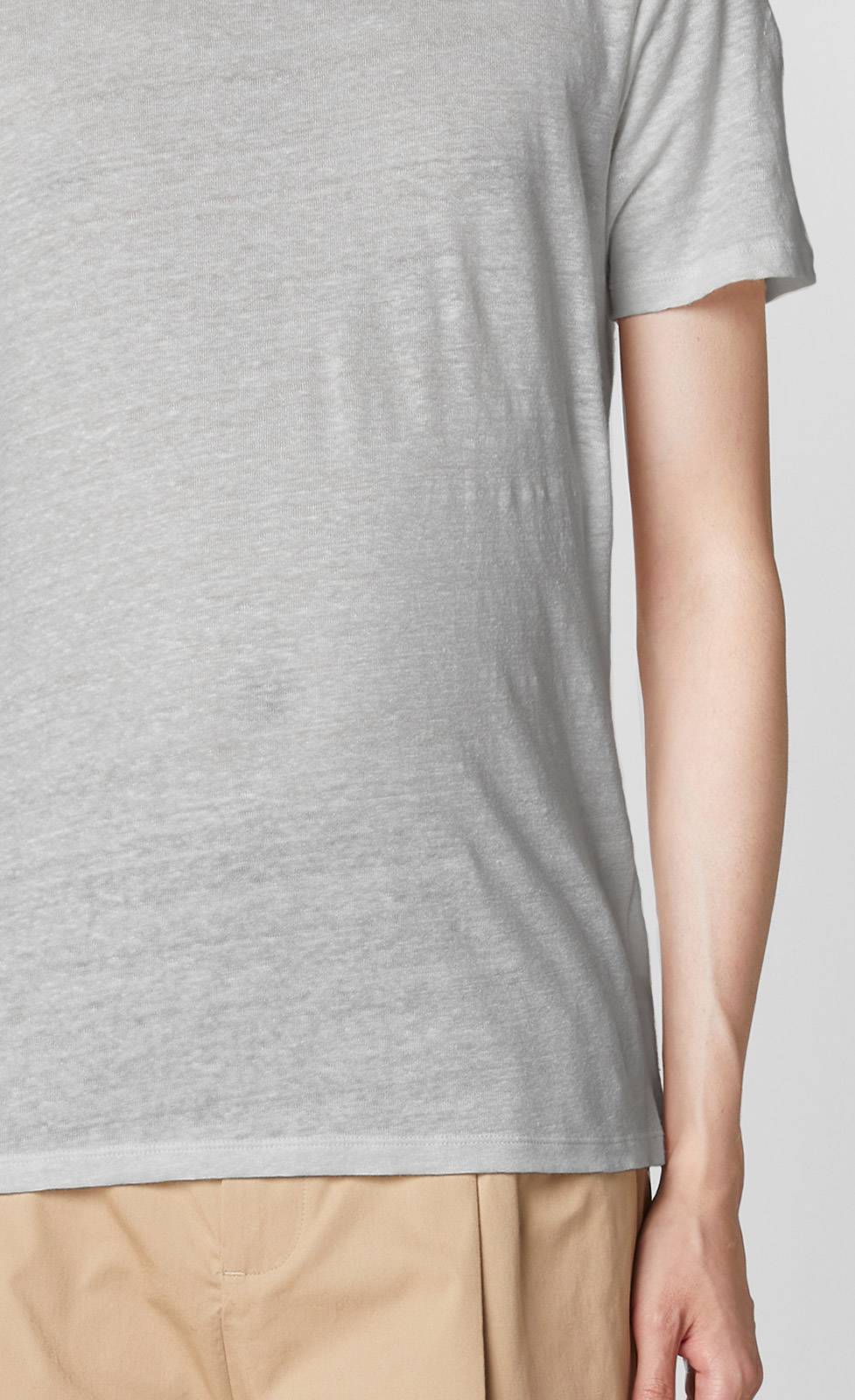 Kiefermann Laine Leinen-T-Shirt Mit Rundhalsausschnitt