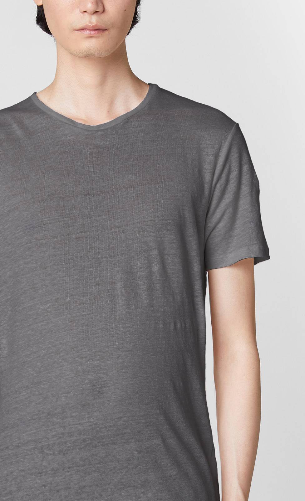 Kiefermann Laine Leinen-T-Shirt Mit Rundhalsausschnitt