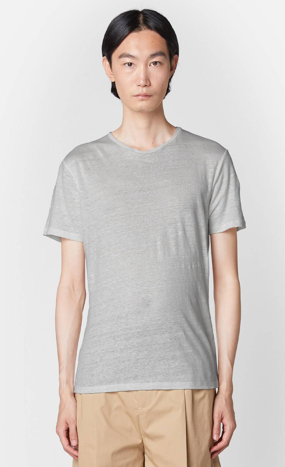 Kiefermann Laine Leinen-T-Shirt mit Rundhalsausschnitt