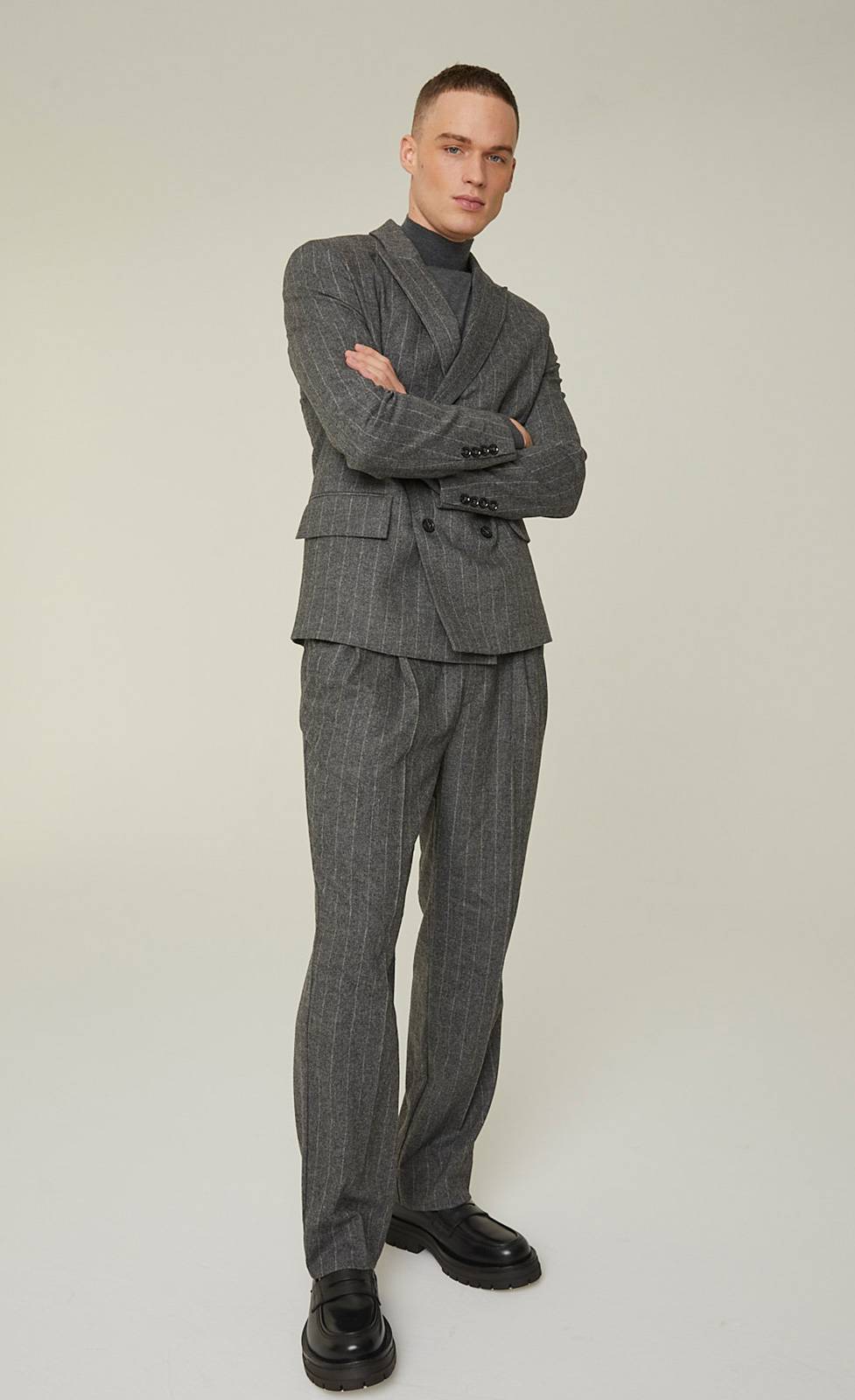 Kiefermann Leon Doppelreihiges Sakko Mit Nadelstreifen