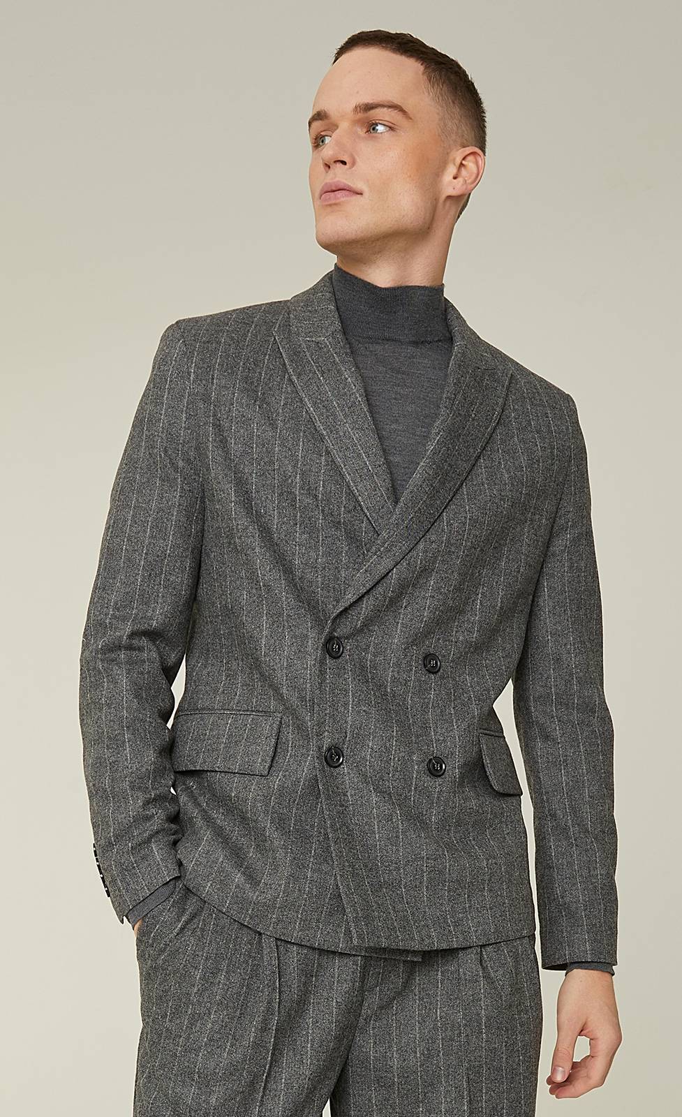 Kiefermann Leon Doppelreihiges Sakko mit Nadelstreifen
