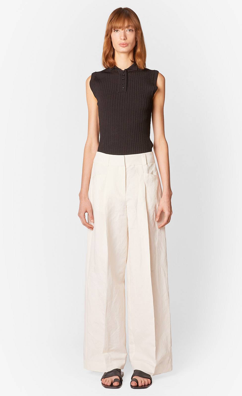 Kiefermann Lijana Weite Hose mit sportlichen Gesäßtaschen