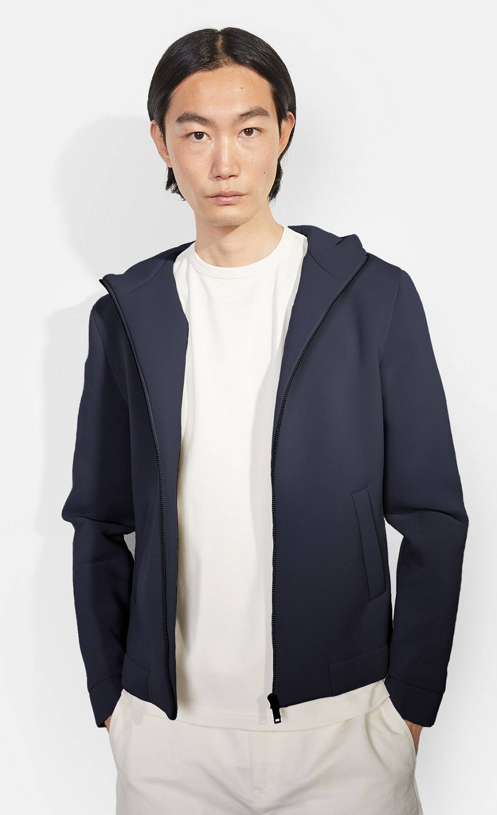 Kiefermann Merlin Kapuzenjacke Aus Gebondeter Sweatware