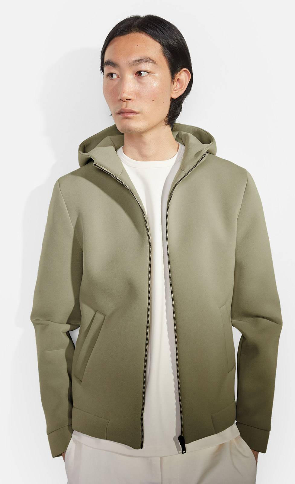 Kiefermann Merlin Kapuzenjacke Aus Gebondeter Sweatware