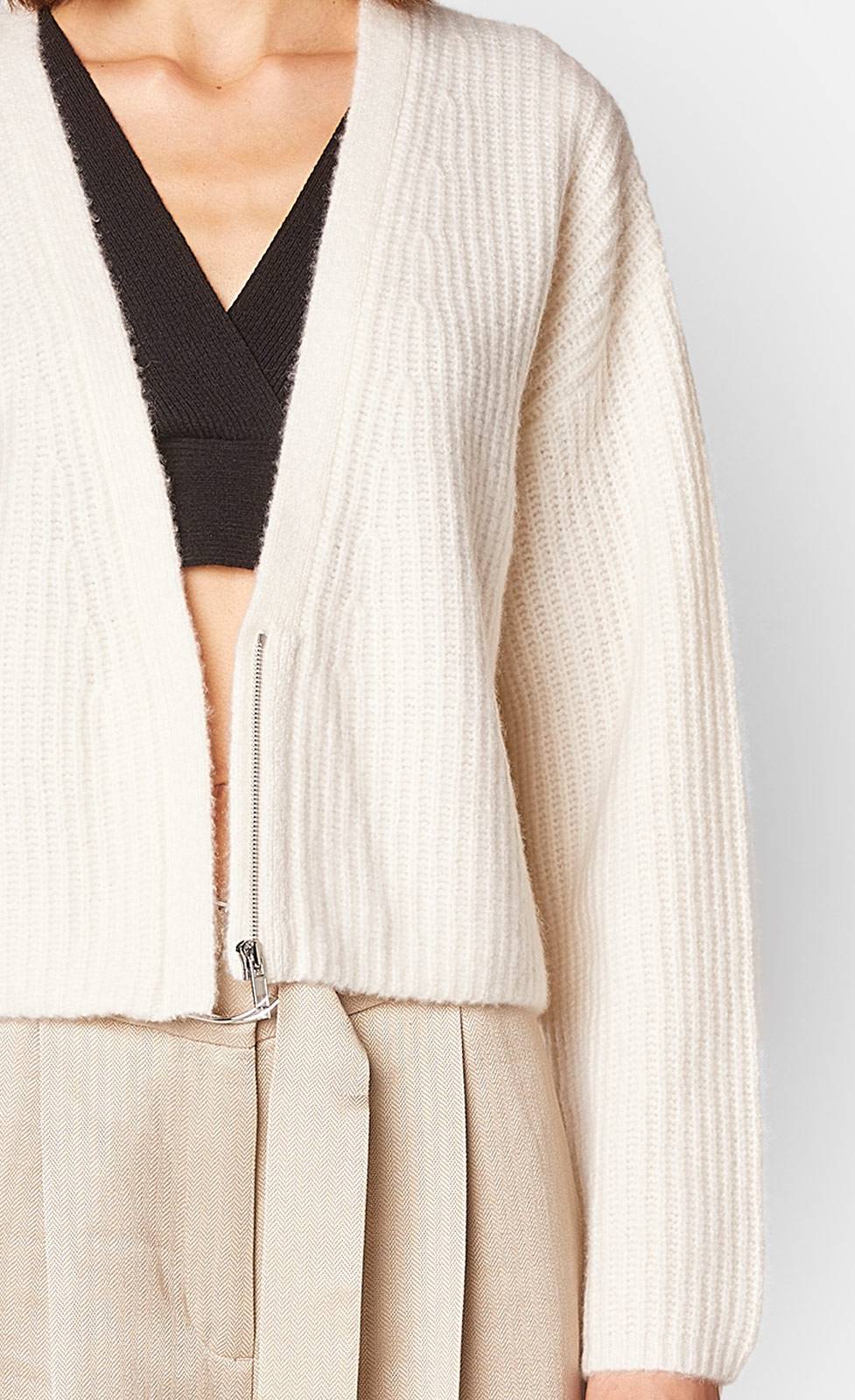 Kiefermann Mette Kaschmirstrickjacke Mit Reißverschluss