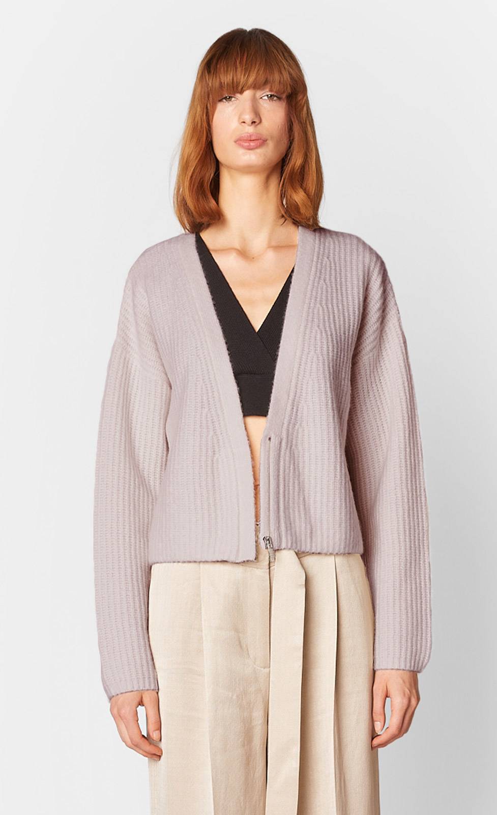 Kiefermann Mette Kaschmirstrickjacke Mit Reißverschluss