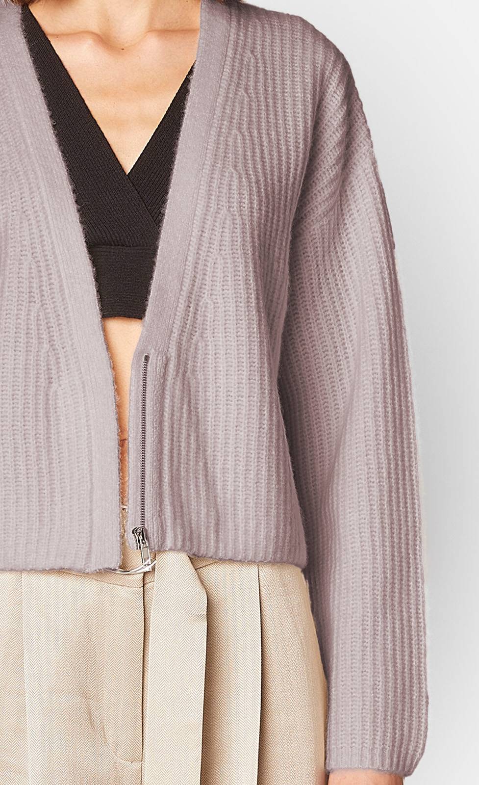 Kiefermann Mette Kaschmirstrickjacke Mit Reißverschluss