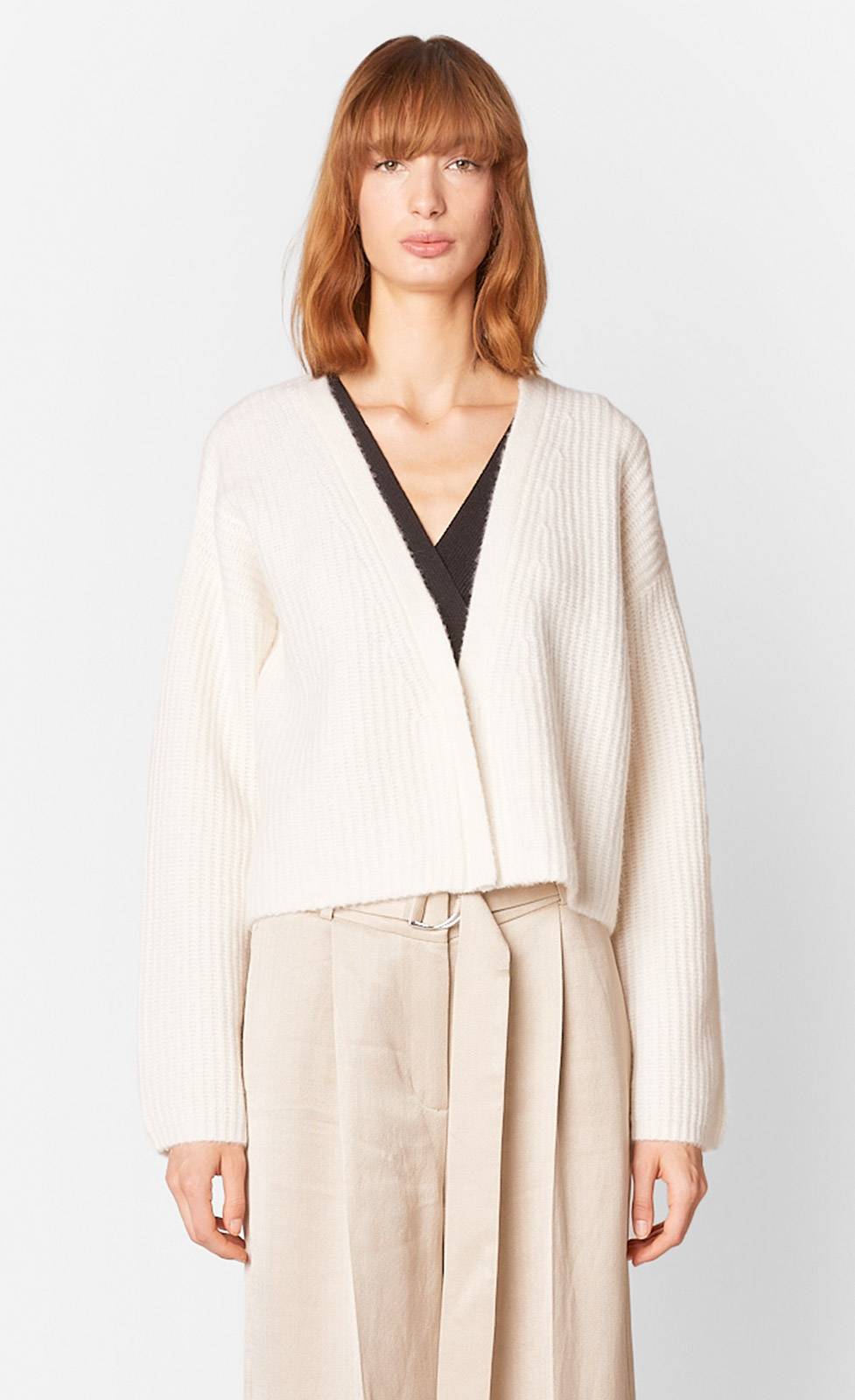 Kiefermann Mette Kaschmirstrickjacke mit Reißverschluss