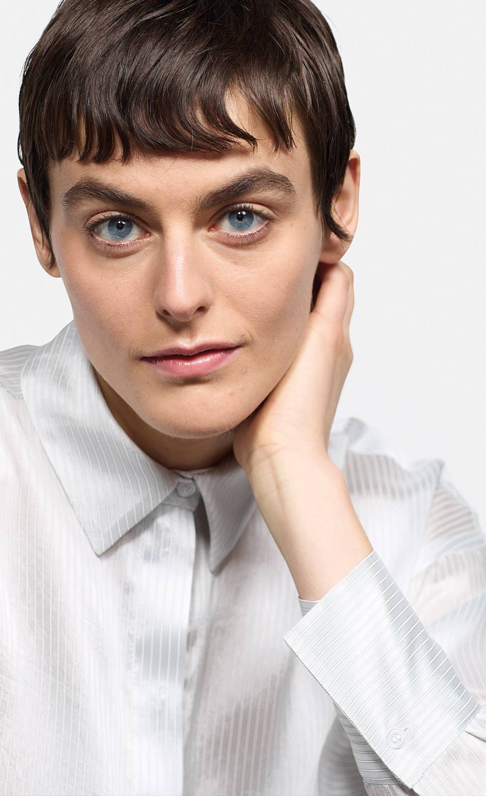 Kiefermann Mijous Gestreifte Bluse Aus Seidenmaterial