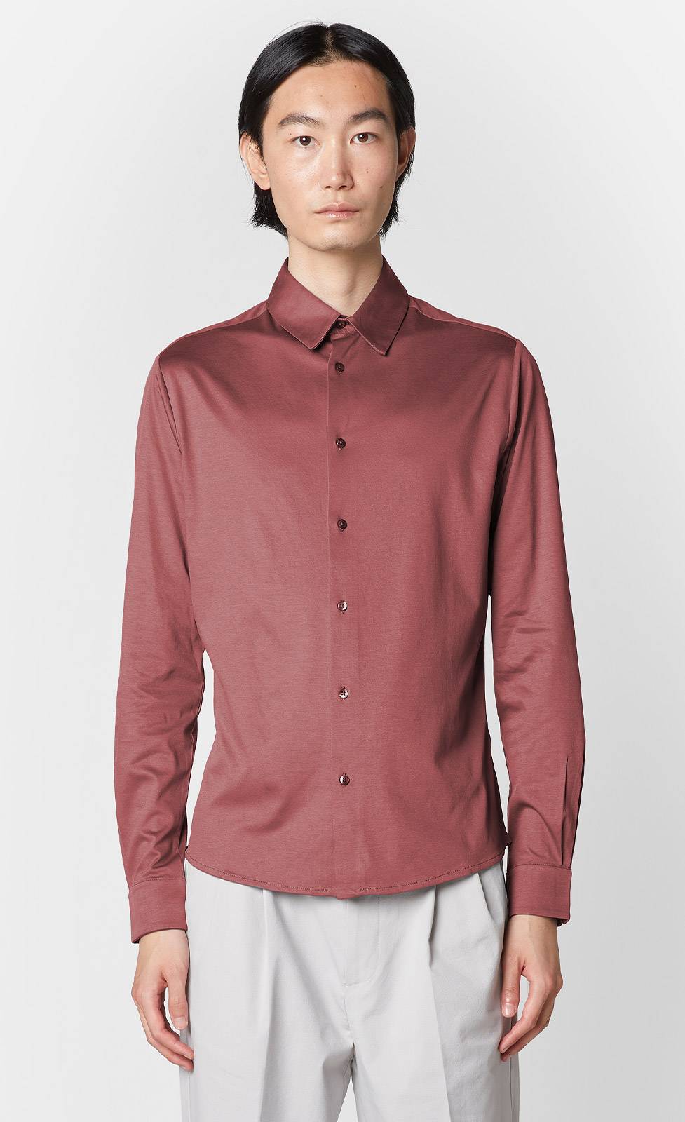 Kiefermann Pius Jerseyhemd Aus Merzerisierter Baumwolle