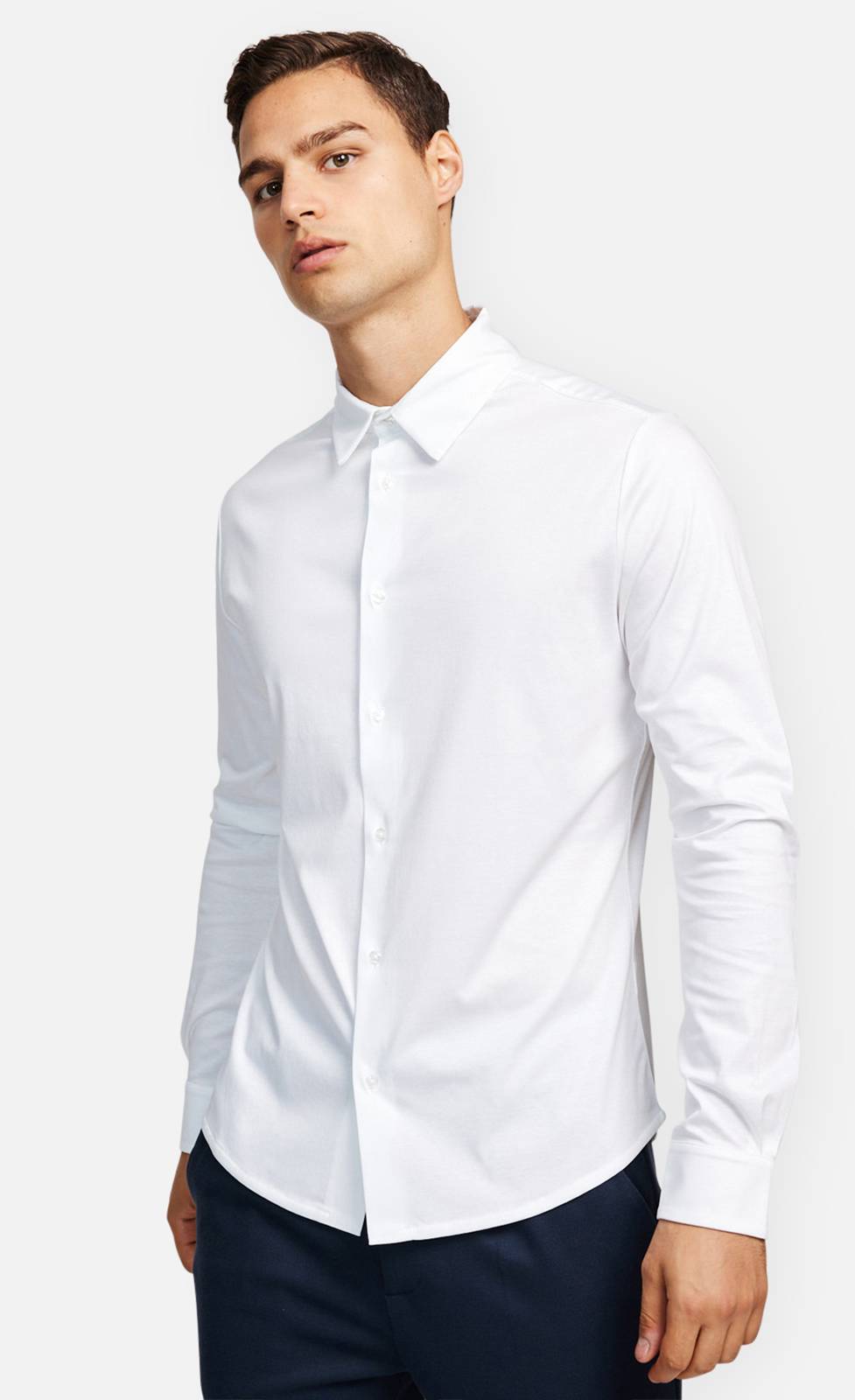 Kiefermann Piuss Jerseyhemd Aus Merzerisierter Baumwolle