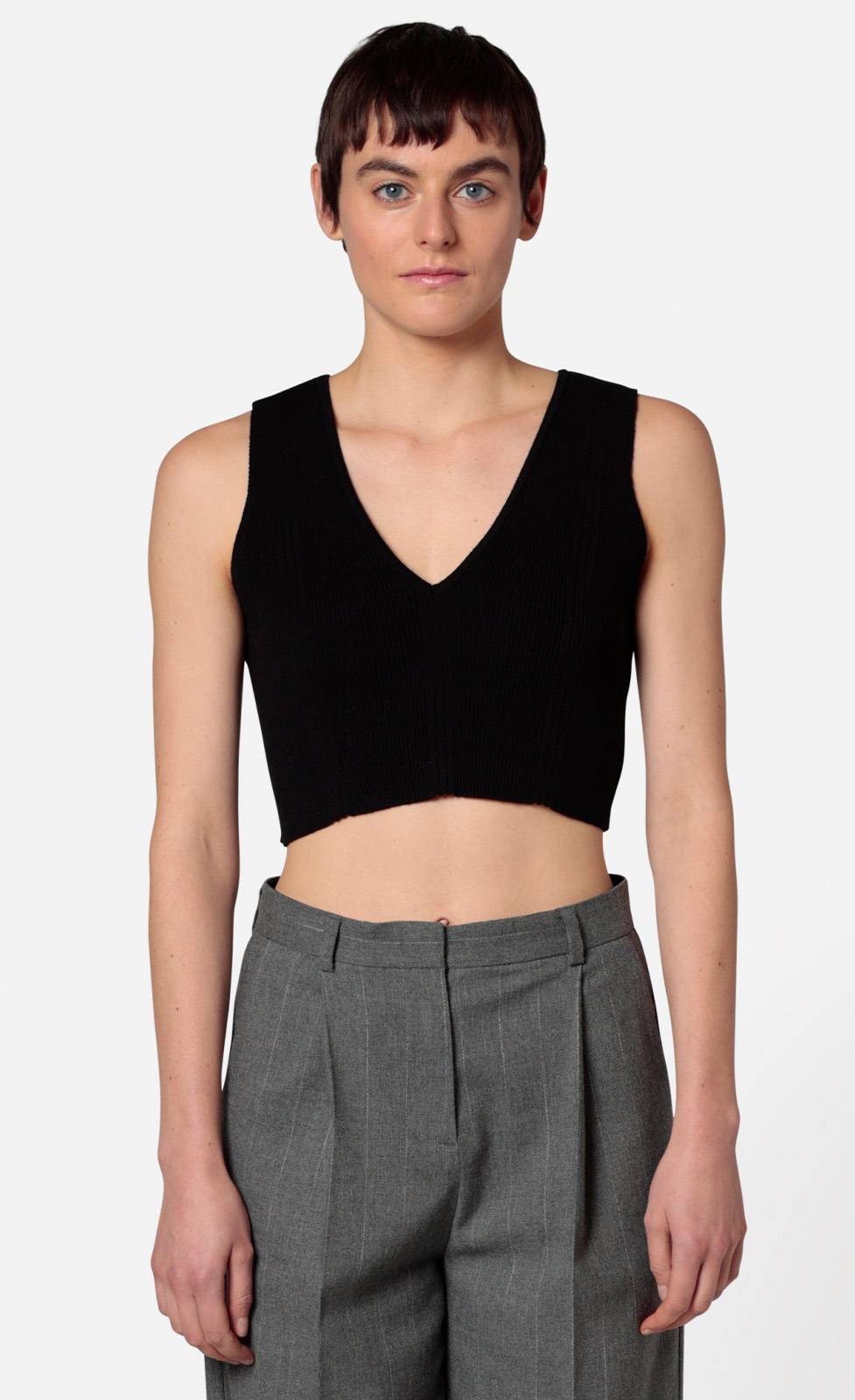 Kiefermann Sovia Cropped Stricktop aus Viskosematerial