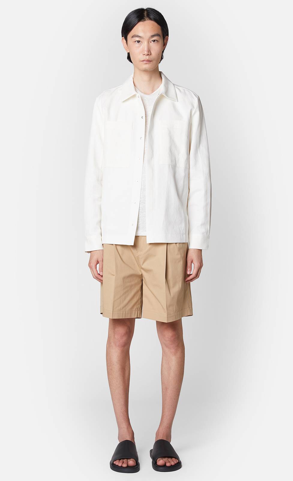 Kiefermann Sven Overshirt Aus Baumwoll-Leinen-Twill