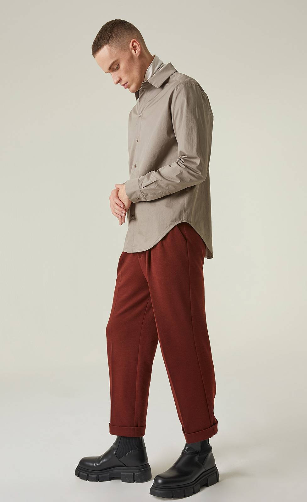 Kiefermann Xavier Legeres Hemd Aus Baumwollpopeline