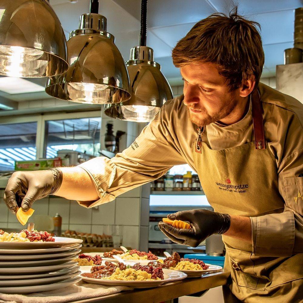 Kinetixx Schwarze Nitril-Einmalhandschuhe Allround+