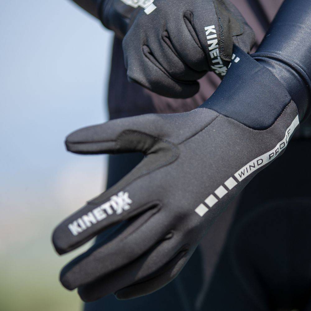 Kinetixx Winddichte Winter-Radhandschuhe Leevi