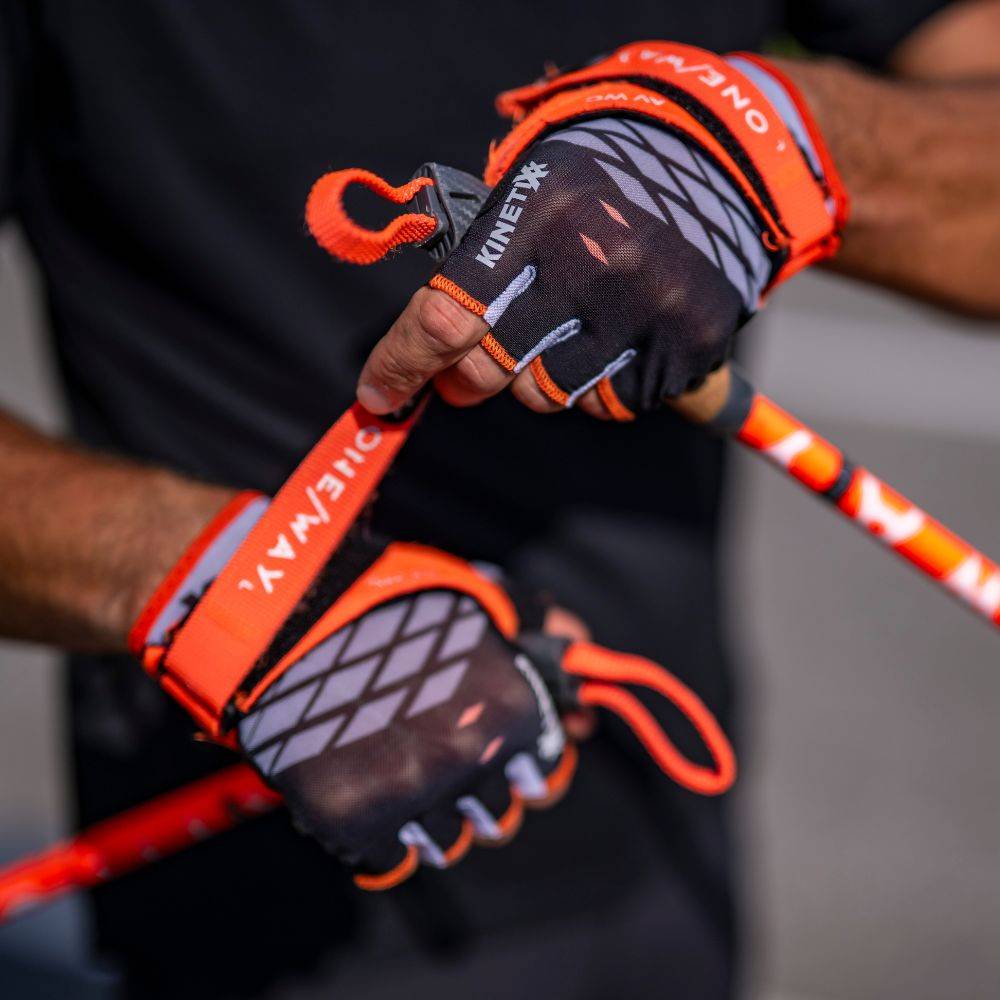 Kinetixx Leichte Kurzfinger-Skirollerhandschuhe Sepan