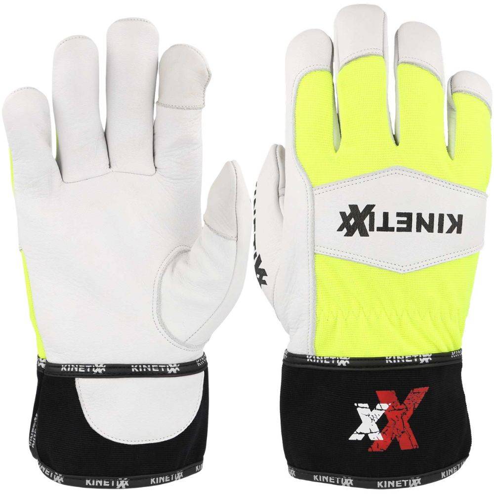 Kinetixx Robuste Leder-Schnittschutzhandschuhe X-Heavy
