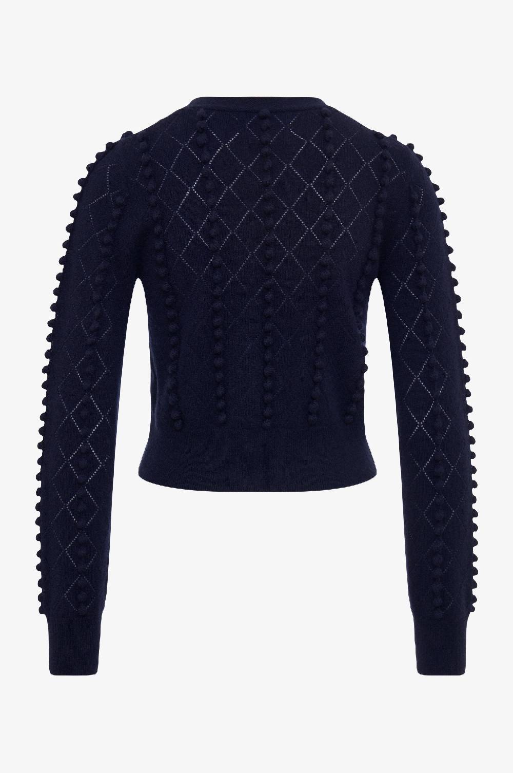 Kinga Mathe Cashmere Strickjacke Amalia In Nachtblau