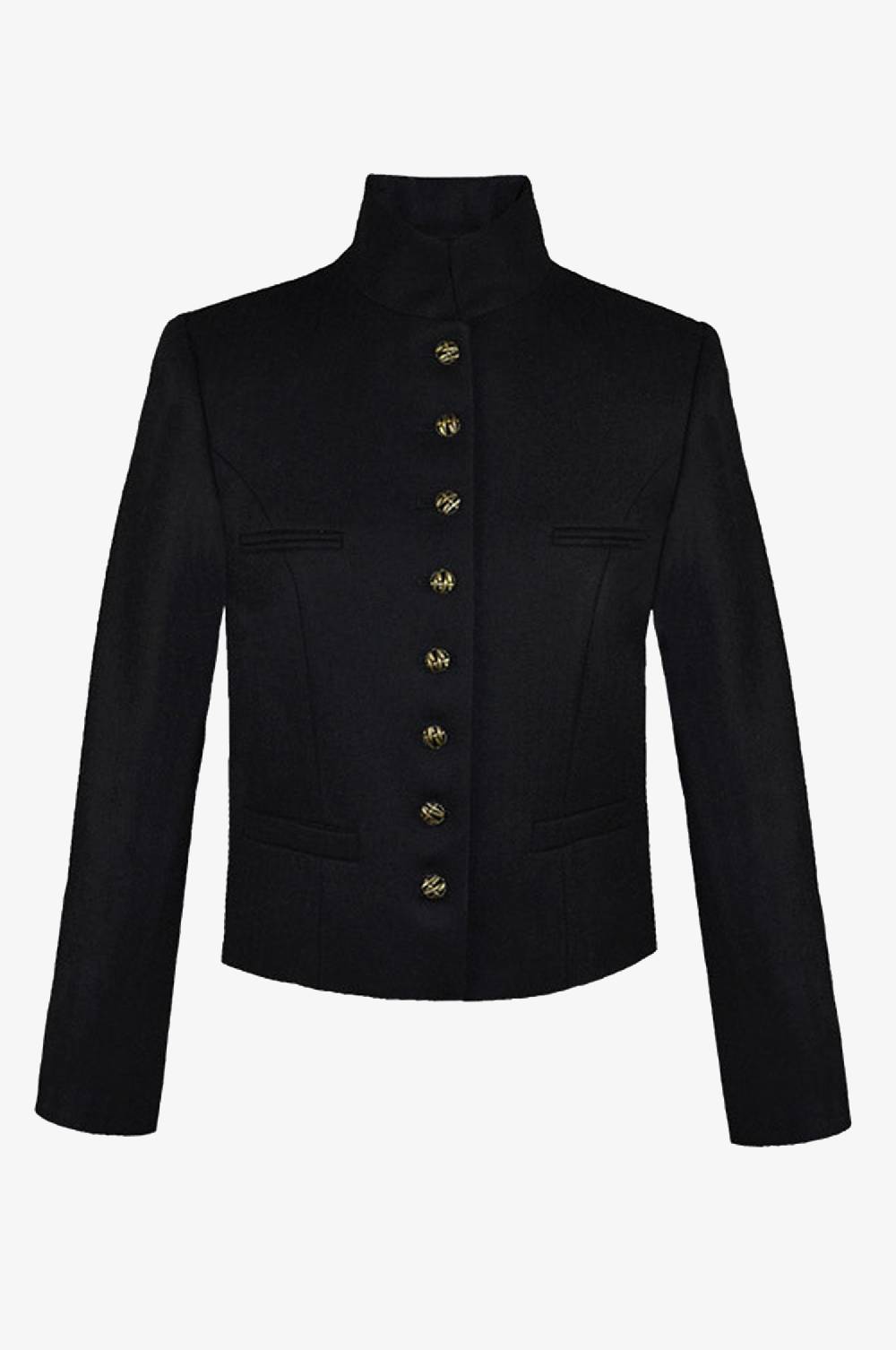 Kinga Mathe Jacke Constanze aus Schurwolle in Schwarz