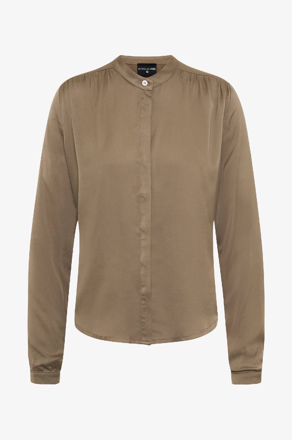 Kinga Mathe Bluse Anette in Taupe