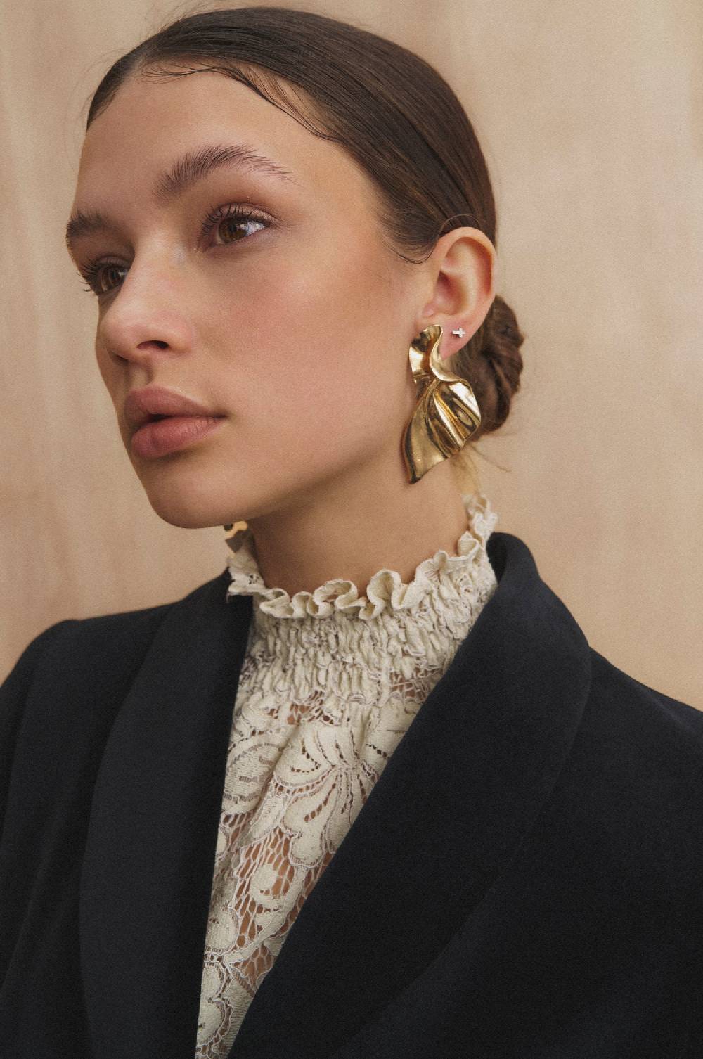 Kinga Mathe Bluse Aurelia In Ivory