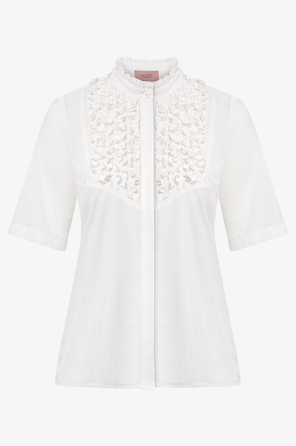 Kinga Mathe Bluse Hanna in Weiß mit Arm