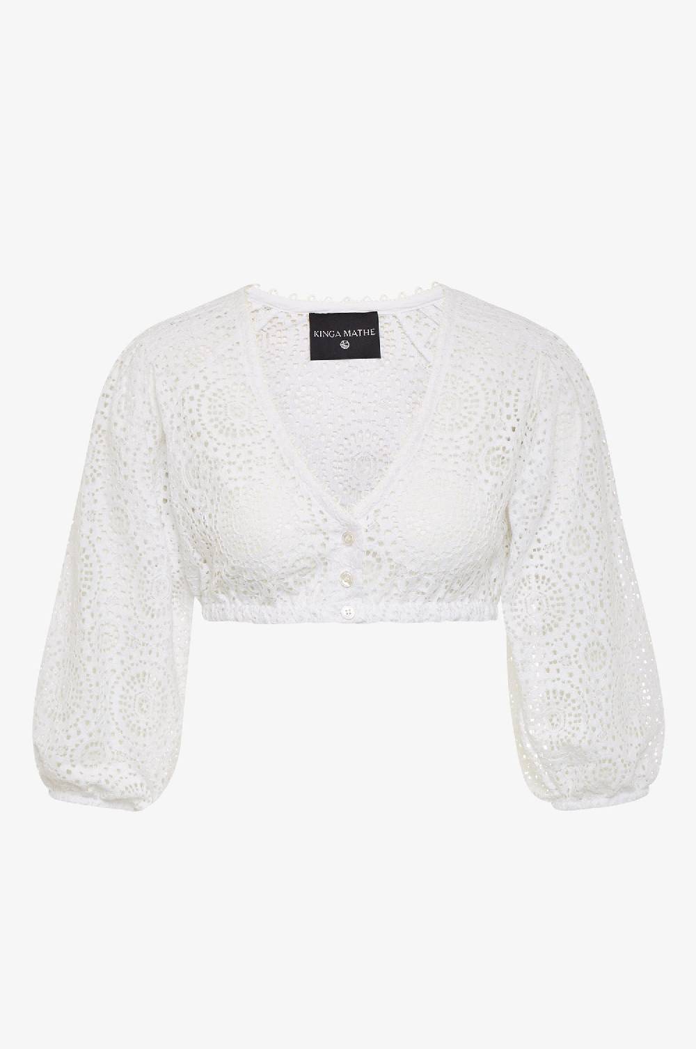 Kinga Mathe Bluse Kaira in Weiß