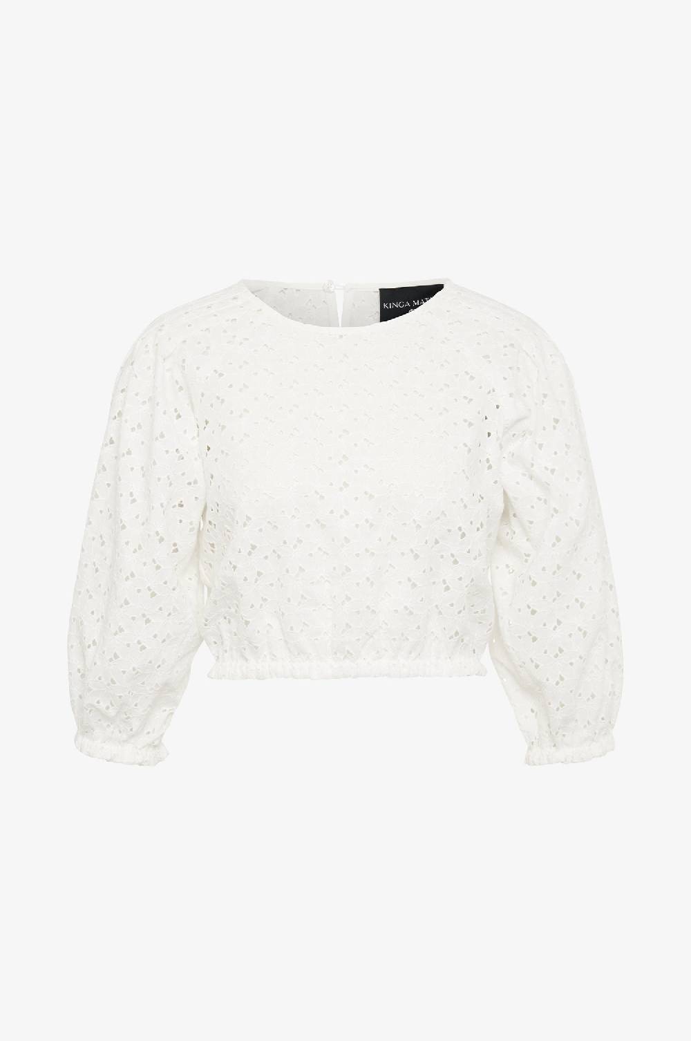 Kinga Mathe Bluse Kinga in weiß