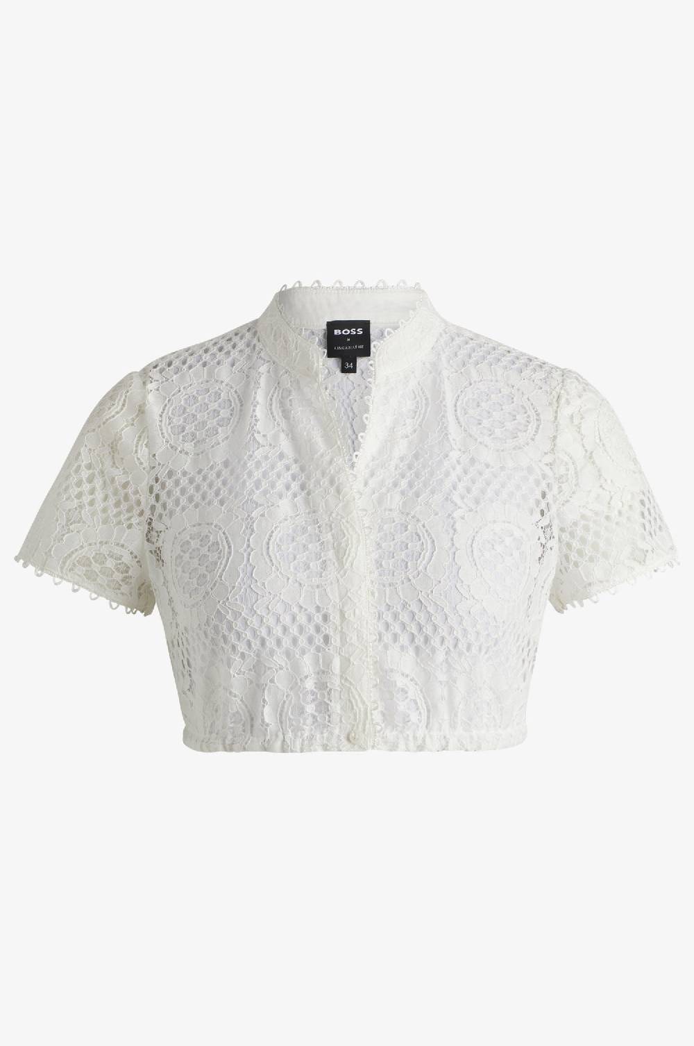 Kinga Mathe Bluse Suri BOSS in Ivory