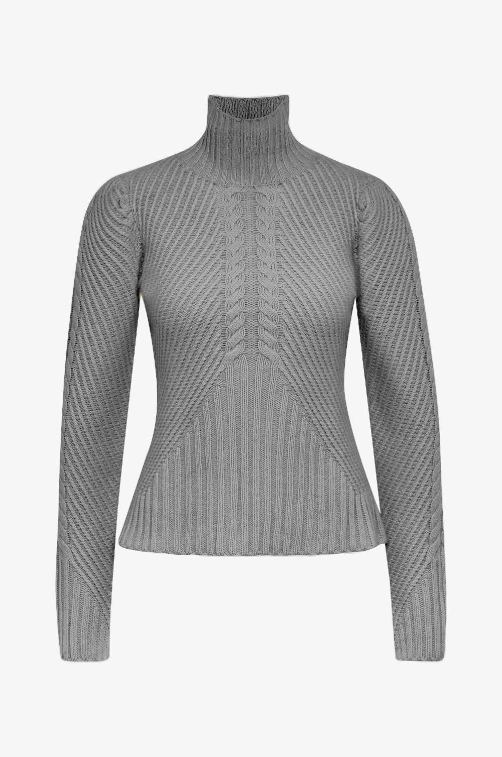 Kinga Mathe Cashmere Pullover Clara in Grau