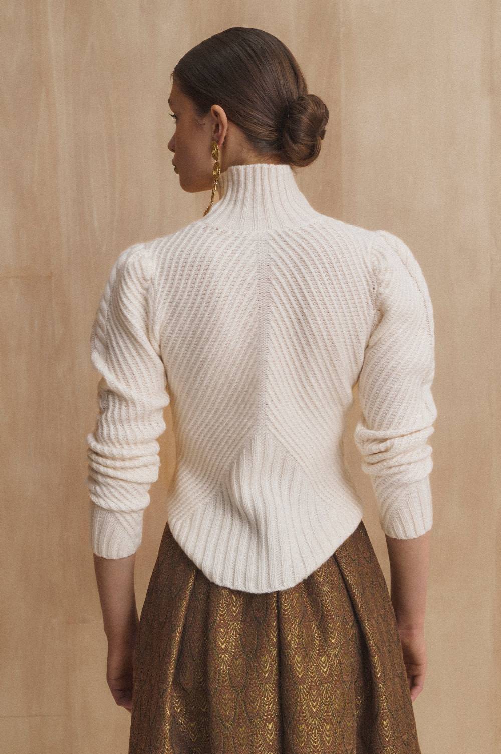 Kinga Mathe Cashmere Pullover Clara In Ivory