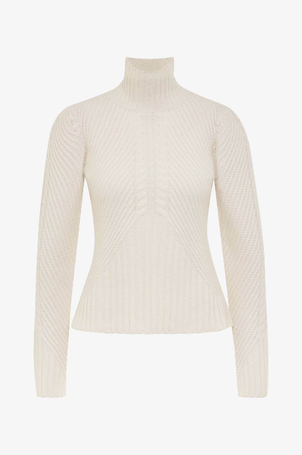 Kinga Mathe Cashmere Pullover Clara in Ivory