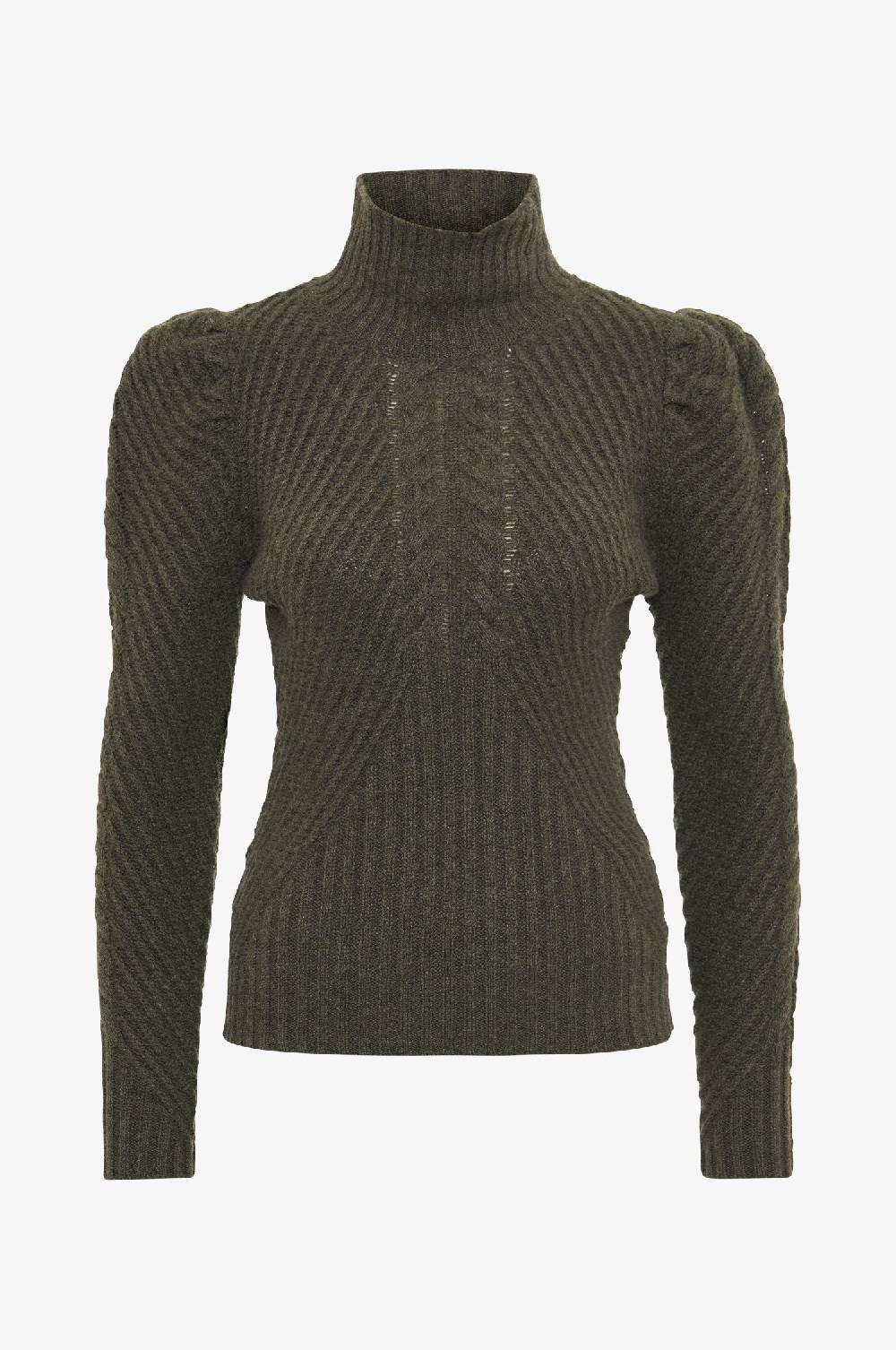 Kinga Mathe Cashmere Pullover Clara in Olive