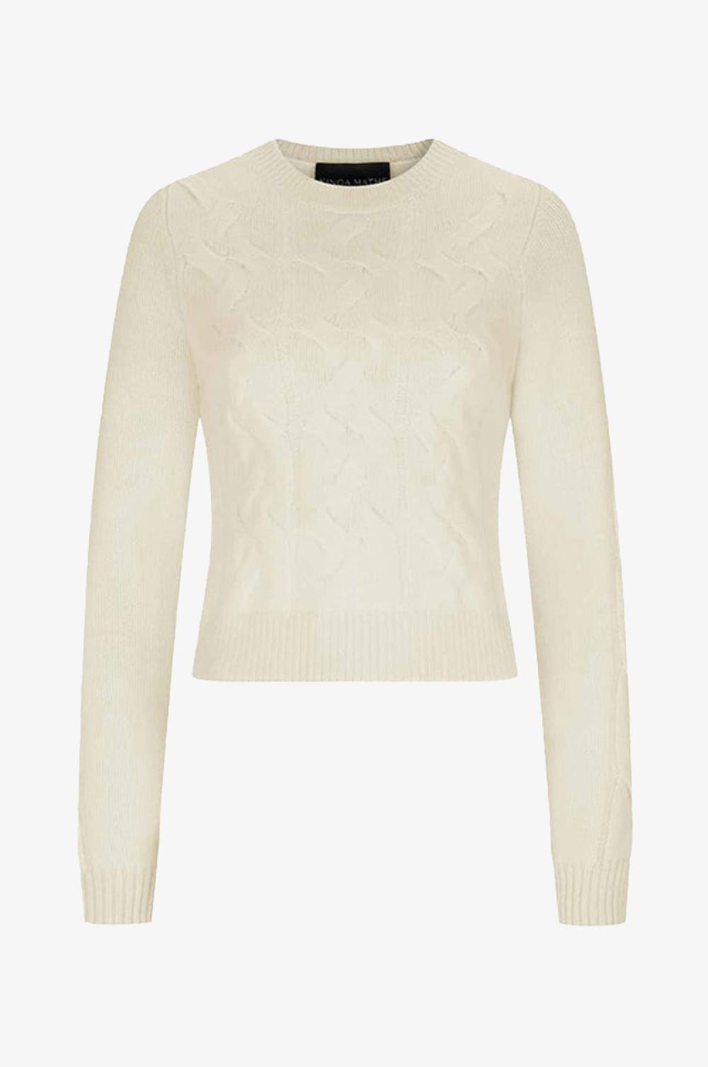 Kinga Mathe Cashmere Pullover Elena in Ivory