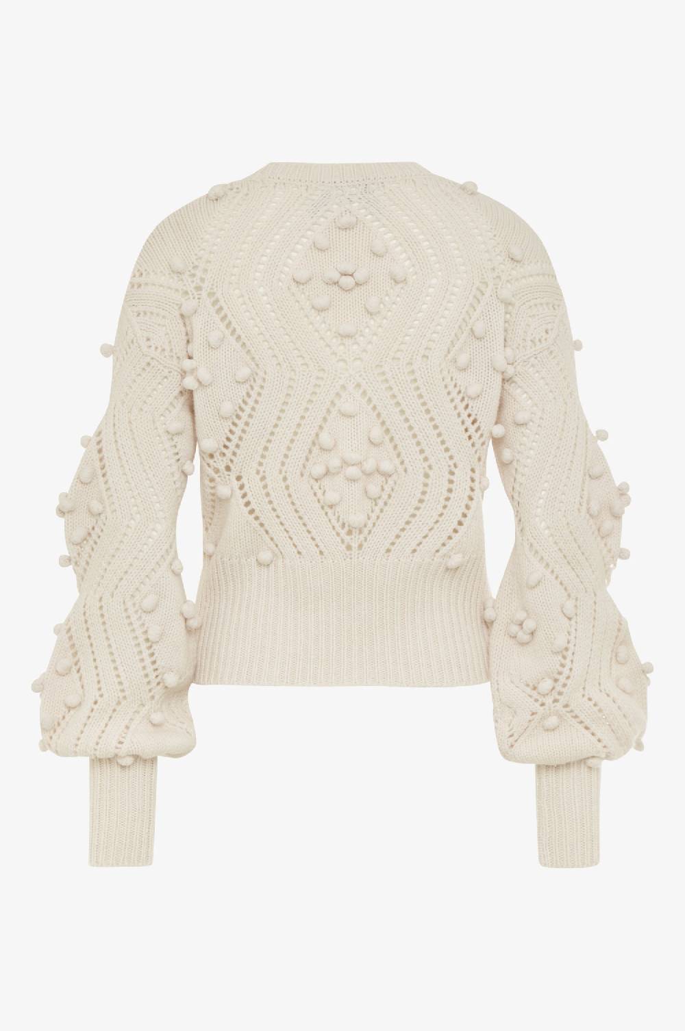Kinga Mathe Cashmere Pullover Thea In Ivory