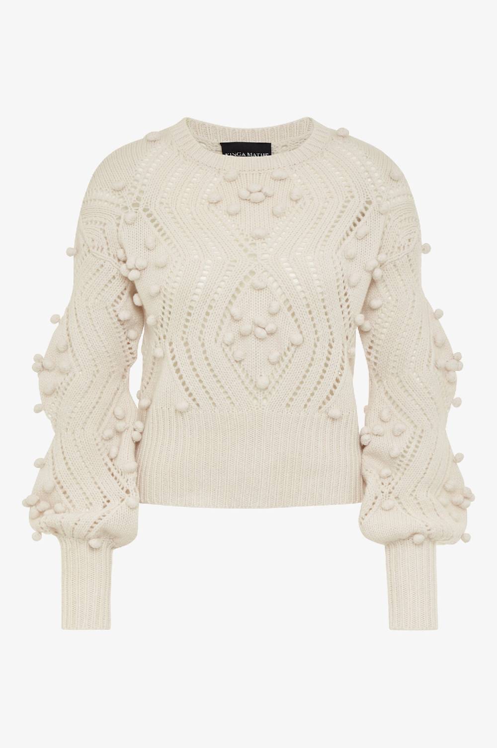 Kinga Mathe Cashmere Pullover Thea in Ivory
